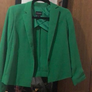 Size 0 Club Monaco Green Blazer